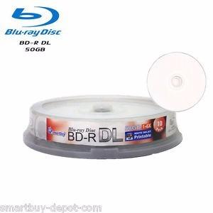 Disco Bluray Bd-r Dl Smartbuy X 10und/ 1-6x/ 50 Gb Duallayer