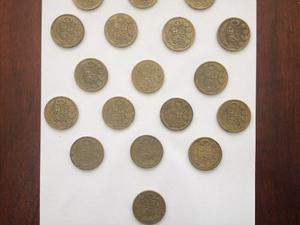 Monedas Antiguas Bronce Un Sol De Oro 