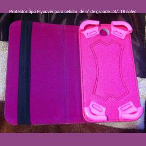 Protector Tipo Flycover para Celular 6"