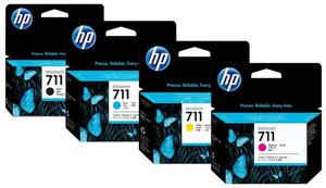 Tintas HP 711 Plotter DesignJet Pack Nuevo y original