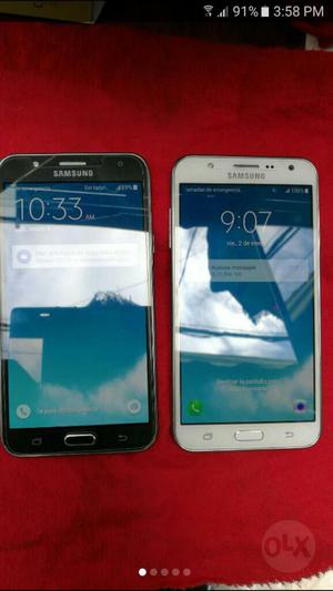 Vendo 2 Samsung Galaxy J7, 10 de 10.