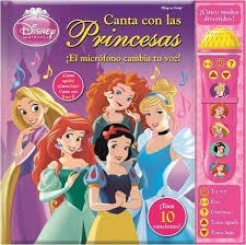 Juguete Micrófono Cambia Voz + 10 Sonidos Disney Princesas