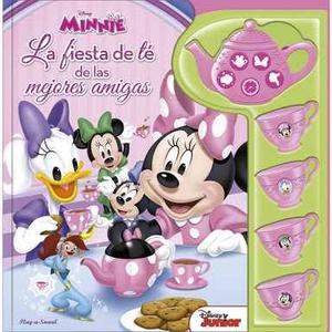 Juguete Set De Té + 5 Sonidos + Libro Borrable Disney