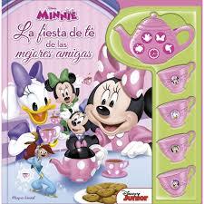 Juguete Set De Té 5 Sonidos Libro Borrable Disney Minnie