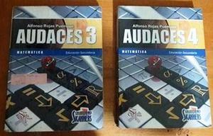 Libros de matematica AUDACES 3 y 4 secundaria, usados