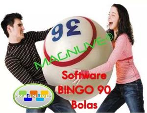 Software Programa Sistema Bingo 90 Bolas Electrónico Carton