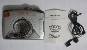 Walkman Cassette Radio Silver Sony Pionner Ipod
