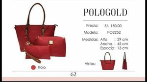 Cartera Pologold 3 Piezas