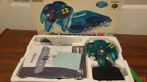 Nintendo 64 Clear Blue Japones