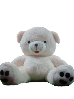 Oso peluche gigante 1.30 m. Antialergico moño de regalo.