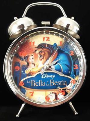 Reloj Despertador Estilo Vintage La Bella Y La Bestia