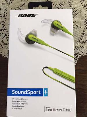 Audífonos Bose Soundsport Micrófono Y Control De Volumen
