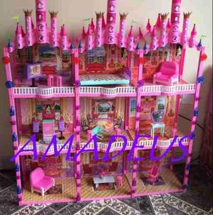 Castillo Ideal Para Barbie,juguetes,peluches,casa,muñeca