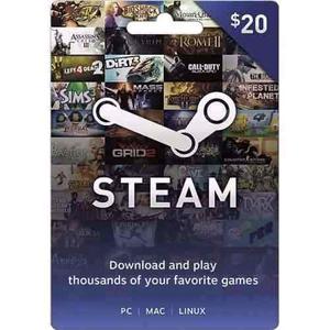 Steam Gift Card $20 En Pc Linux Mac