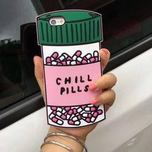 CASE IPHONE 5/5S/SE/6/6S CHILL PILLS CARCASA PROTECTOR