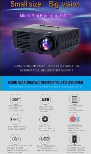 Mini Proyector Symrun