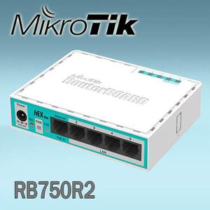 Routerboard Mikrotik Rb750r2 5 Puertos Fast Ethernet