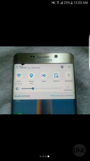 Samsung S6 Edge Plus Dorado Detalle