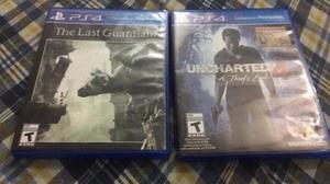 Vendo Uncharted 4 O The Last Guardian