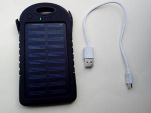 cargador solar portátil para celulares