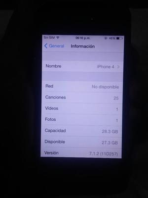 iPhone 4 de 32gb Vendo O Cambio