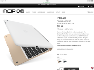 Case para iPad Air nuevo con teclado