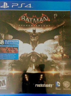 Juego Ps4 Batman Arkham Knight