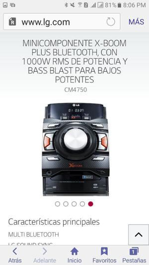 Minicomponente Lg Ocasión Como Nuevo