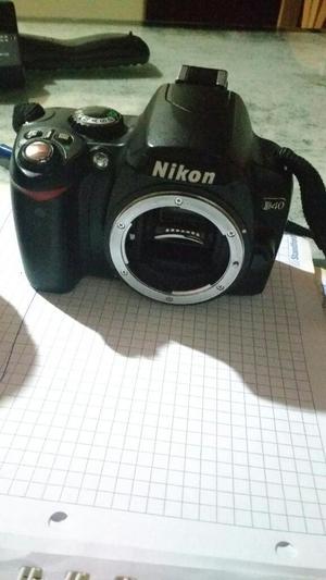 Remate Camara Nikon D40 Seminueva
