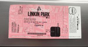 Entrada Linkin Park Campo B