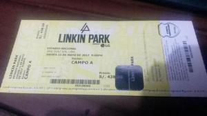 Entrada Linkin Park Zona A Campo A