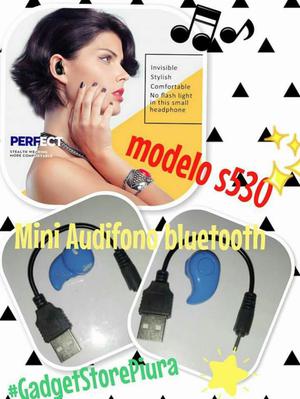 Mini Audifono Bluetooth Celeste Piura