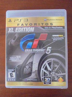 Gran Turismo 5 XL Edition Juego PS3 en muy buenas