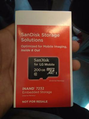 Memorias Microsd 200gb Sandisk Nuevas