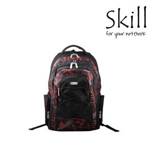 Mochila Skill Backpack 15.6 Black/red