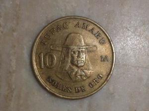 Moneda 10 Soles De Oro Perú 
