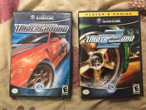 Need For Speed Underground 1 Y 2. Gamecube. Pack 2 Juegos.