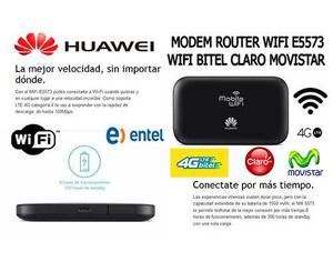 Router 4g Lte Huawei E Libre Para Cualquier Operador