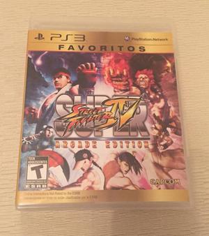 Videojuego de PS3 Super Street Fighter 4