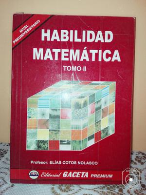 Libro Habilidad Matematica Ii