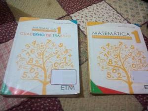 Vendo libro Editorial Tercer Milenio de Matemática de 1ero