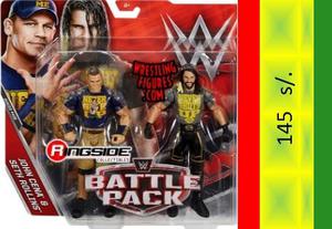 Wwe Elite Basic Pack Seth Rollins John Cena Jorge González