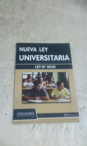 Ley Universitaria Actualizada