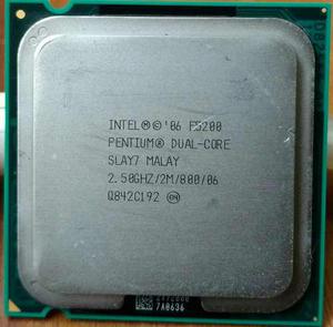 Procesador Intel Dual Core E De 2.50ghz/2m/800 Lga 775