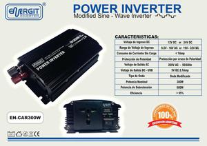 CONVERSOR IN 12VDCOUT 220VAC 300W CARV