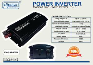 CONVERSOR IN 12VDCOUT 220VAC 600W CARV