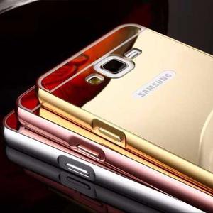 Carcasa Aluminio Espejo Para Samsung Galaxy J2 J5 J7 Prime