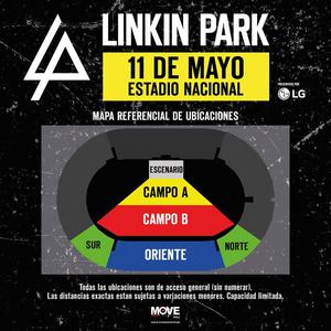 Entrada Linkin Park Lateral Sur