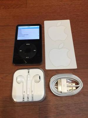 Ipod Classic 30gb + Earpods + Cable + Stickers Apple