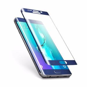 Mica Vidrio Samsung S6 Edge Cubre Toda La Pantalla - Azul